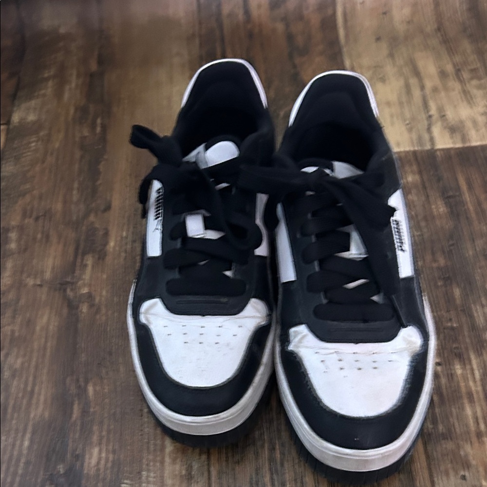 Puma Black and White Sneakers